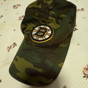 Camouflage Cap with Embroidered B Logo